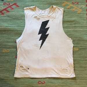 Gypsy Warrior lightning bolt muscle tank